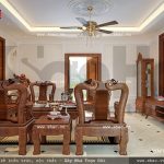 Nội thất gỗ phong cách kiểu cổ điển sh nop 0092