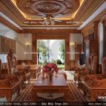 Phòng khách sang trọng cho biệt thự sh btp 0077