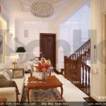 Phòng sinh hoạt chung đặt ở sảnh cầu thang sh nop 0092