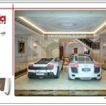 Thiết kế nội thất sảnh thang biệt thự 6 tầng tại Thái Bình sh btp 0080