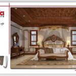 Thiết kế nội thất phòng ngủ con gái biệt thự 6 tầng tại Thái Bình sh btp 0080