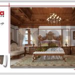 Thiết kế nội thất phòng ngủ con trai biệt thự 6 tầng tại Thái Bình sh btp 0080