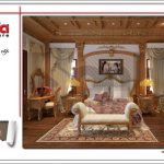 Thiết kế nội thất phòng ngủ 1 biệt thự 6 tầng tại Thái Bình sh btp 0080