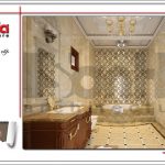 Thiết kế nội thất phòng vệ sinh biệt thự 6 tầng tại Thái Bình sh btp 0080