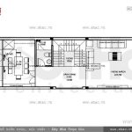 Bản vẽ mặt bằng công năng tầng 1 sh nod 0142