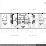 Bản vẽ mặt bằng công năng tầng 2 sh nod 0142
