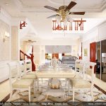 Bộ bàn ăn kiểu pháp đẹp sh btp 0079