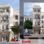 Bố trí công năng cho nhà phố diện tích 60m2 sh nop 0094