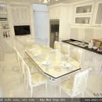 Không gian bếp ăn phong cách châu âu sh nop 0095