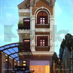 Mặt tiền nhà phố 3 tầng đẹp sh nop 0093