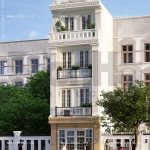 Nhà phố mặt tiền 4m kiến trúc pháp đẹp sh nop 0094