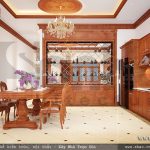 Nội thất gỗ phòng ăn sang trọng sh nop 0093