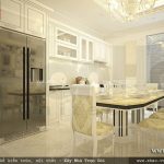 Nội thất phòng ăn sang trọng sh nop 0095
