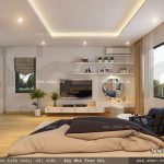 Phòng ngủ đẹp có ô cửa sổ thoáng sh btd 0039