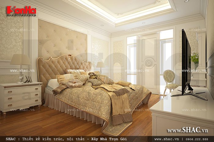 Phòng ngủ kiểu pháp đẹp và đẳng cấp sh nop 0095