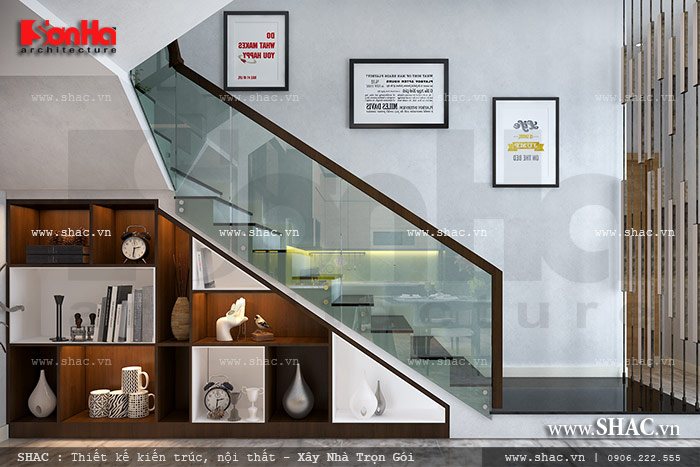 Thiết kế cầu thang đẹp và tiện ích sh btd 0039