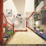 Thiết kế cầu thang đẹp cho nhà phố sh nop 0093