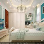 Thiết kế phòng ngủ đẹp và trẻ trung sh btp 0079