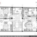Bản vẽ mặt bằng công năng tầng 2 NOP 0097