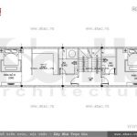Bản vẽ mặt bằng công năng tầng 3 sh nop 0096