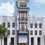 Mặt tiền nhà ống rộng 4m sh nop 0100