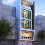 Nhà ống có thiết kế kiểu hiện đại đẹp sh nod 0144