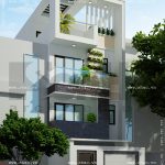 Nhà phố 4 tầng hiện đại đẹp sh nod 0145