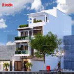 Phương án thiết kế biệt thự hiện đại đẹp sh btd 0040