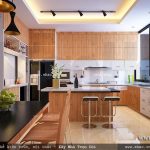Thiết kế bếp ăn tiện nghi và hiện đại sh nod 0145