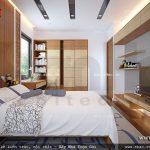 Thiết kế phòng ngủ đẹp theo kiểu hiện đại sh btd 0040