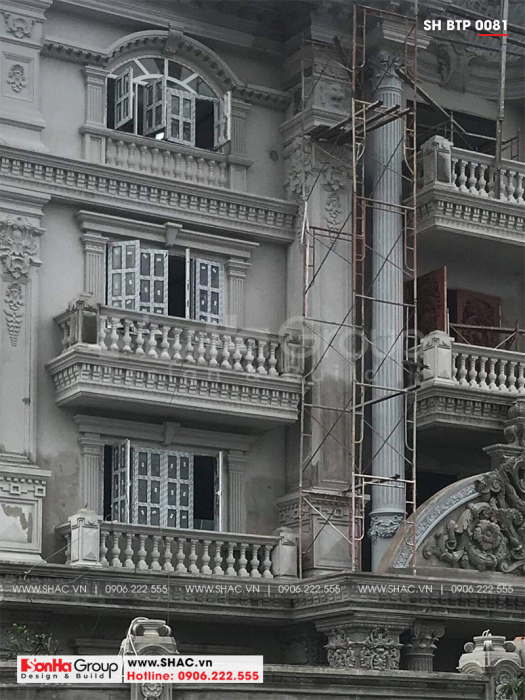 1 Ảnh thi công biệt thự pháp đẹp tại sài gòn sh btp 0081