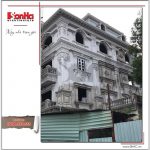 3 Ảnh thực tế thi công kiến trúc biệt thự tại sài gòn