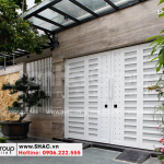 4 Ảnh thực tế biệt thự hiện đại mặt tiền 12m tại hải phòng sh btd 0041