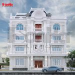 Biệt thự có mặt tiền kiểu pháp đẹp sh btp 0081