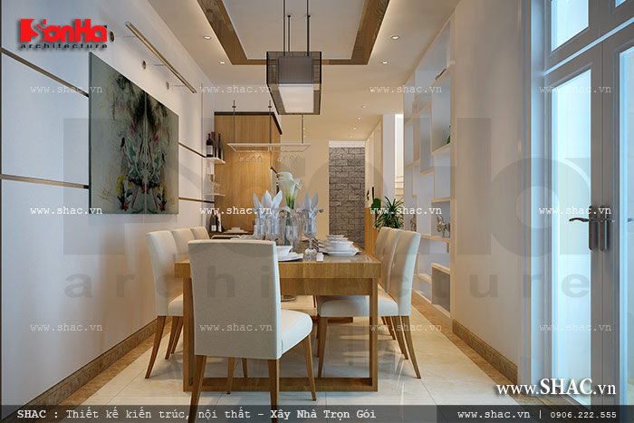 Bộ bàn ăn đơn giản và nhẹ nhàng sh btd 0041