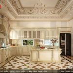 Bộ tủ bếp được thiết kế theo phong cách pháp sh btp 0081