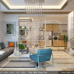 Không gian phòng khách ấn tượng sh btd 0041