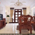 Không gian phòng khách chính tầng 2 sh nop 0101