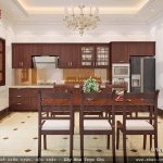 Phòng bếp ăn ấm cúng và đơn giản sh nop 0101