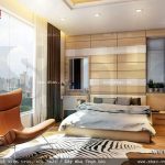 Phòng ngủ có ô cửa thoáng đãng sh btd 0041