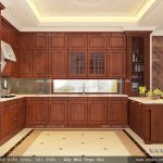 Tủ bếp hình chữ u đẹp sh btp 0082