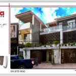 Mẫu biệt thự 3 tầng phong cách kiến trúc hiện đại – SH BTD 0042 16