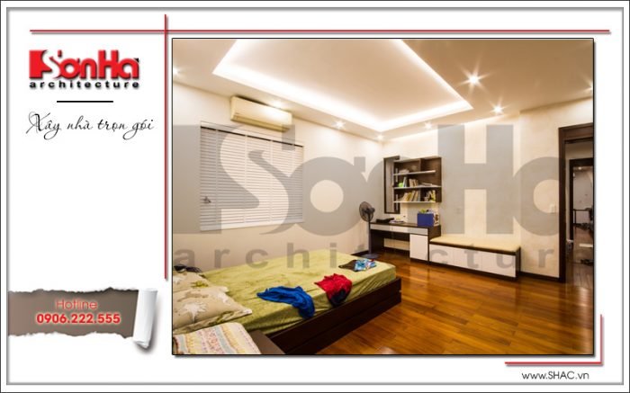 Mẫu biệt thự 3 tầng phong cách kiến trúc hiện đại – SH BTD 0042 9