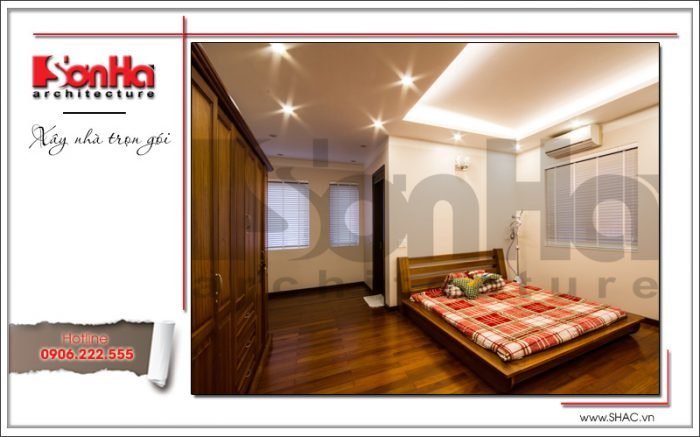 Mẫu biệt thự 3 tầng phong cách kiến trúc hiện đại – SH BTD 0042 10