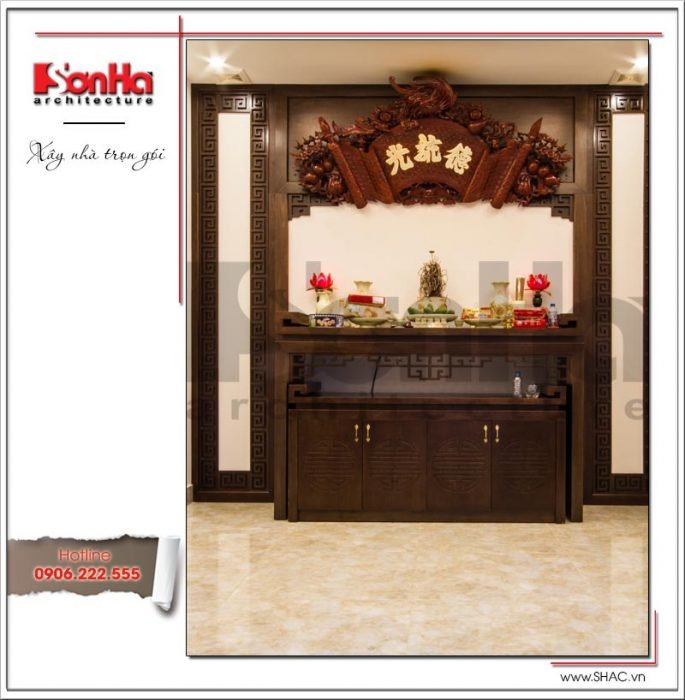 Mẫu biệt thự 3 tầng phong cách kiến trúc hiện đại – SH BTD 0042 12