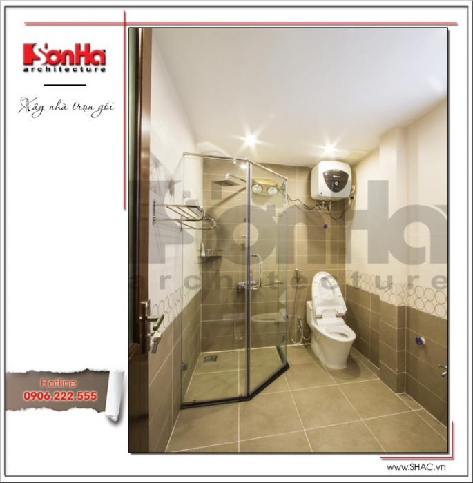 Mẫu biệt thự 3 tầng phong cách kiến trúc hiện đại – SH BTD 0042 13