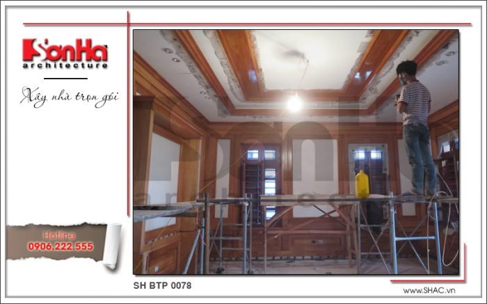 Biệt thự 3 tầng phong cách châu Âu sang trọng – SH BTP 0078 4