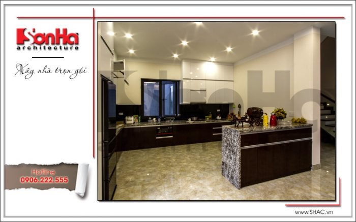 Mẫu biệt thự 3 tầng phong cách kiến trúc hiện đại – SH BTD 0042 4