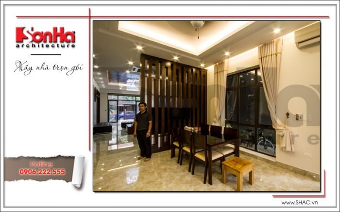 Mẫu biệt thự 3 tầng phong cách kiến trúc hiện đại – SH BTD 0042 3