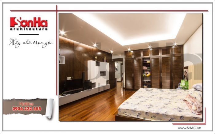 Mẫu biệt thự 3 tầng phong cách kiến trúc hiện đại – SH BTD 0042 8